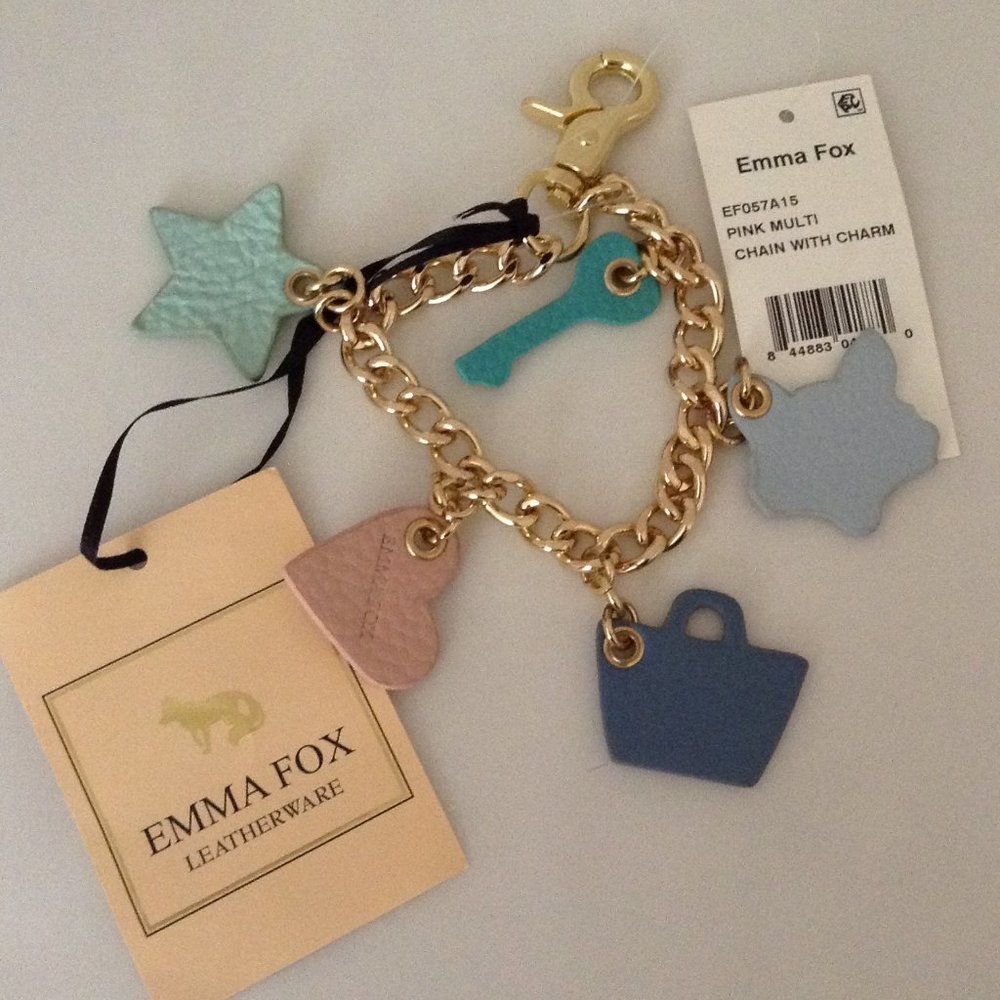 EMMA FOX LEATHERWARE Multi Charm Chain